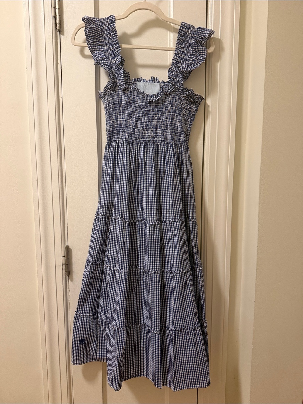 Hill House Ellie Navy Gingham Dress Size Small (Nantucket Exclusive) - Picture 1 of 4